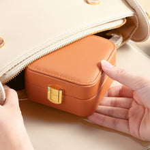 Load image into Gallery viewer, Jewelry Storage Box Earrings PU Leather Ring Portable  Holders Case
