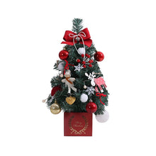 Load image into Gallery viewer, Korean Style Pink Mini Christmas Tree Set Desktop Christmas Tree Ornaments Led Gold 60cm Snow Tree Gift with Light
