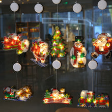 Load image into Gallery viewer, Sucker Window Hanging Lamp Christmas Decoration Shop Atmosphere Scene Layout Holiday Decorative Lamp
