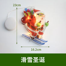 Load image into Gallery viewer, Led Sucker Window Hanging Light Christmas Decoration Shop Atmosphere Scene Layout Holiday Decorative Light
