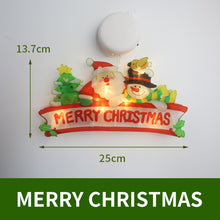 Load image into Gallery viewer, Led Sucker Window Hanging Light Christmas Decoration Shop Atmosphere Scene Layout Holiday Decorative Light
