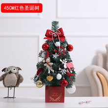 Load image into Gallery viewer, Korean Style Pink Mini Christmas Tree Set Desktop Christmas Tree Ornaments Led Gold 60cm Snow Tree Gift with Light
