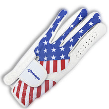 Load image into Gallery viewer, Sheepskin Comfortable Wear-Resistant, Breathable and Non-Slip Single American Flag Pattern Gloves
