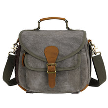 Load image into Gallery viewer, Outdoor Camera Bag Digital SLR Professional Waterproof Oil Wax Canvas Shoulder Bag
