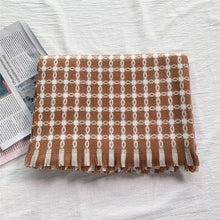 Load image into Gallery viewer, Houndstooth Scarf for Women Winter 2023 New Plaid Artificial Cashmere Scarf Thick Shawl Scarf for Women
