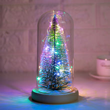 Load image into Gallery viewer, Christmas Gift Decorative Glass Cover Birthday Gift Props Glowing Creative Christmas Tree Ornaments
