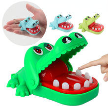 Load image into Gallery viewer, Children's New Exotic Bite Finger Toy Mini Baby Crocodile Decompression Spoof Party Keychain Cake Ornaments
