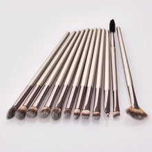 Load image into Gallery viewer, 22 PCs Makeup Brushes Champagne Gold Premium Synthetic Concealers Foundation Powder Eye Shadows Makeup Brushes
