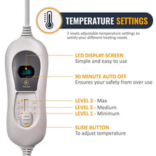 Load image into Gallery viewer, 220-240V EU Plug Extra Big Heat Wrap 60*90cm Microplush Electric Heating Pad for Neck Back and shoulder Pain Relief Heat Therapy
