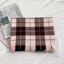 Load image into Gallery viewer, Houndstooth Scarf for Women Winter 2023 New Plaid Artificial Cashmere Scarf Thick Shawl Scarf for Women
