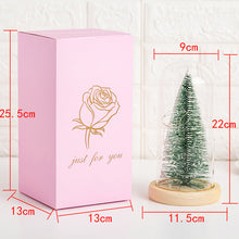 Load image into Gallery viewer, Christmas Gift Decorative Glass Cover Birthday Gift Props Glowing Creative Christmas Tree Ornaments

