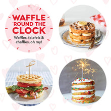 Load image into Gallery viewer, 220V 110V Mini electric Waffles Maker Bubble Egg Cake Oven Breakfast  Love Heart Shaped Waffle Maker
