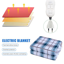 Load image into Gallery viewer, 220V Blanket Heated Electric Sheet Thicken Thermostat Electric Blankets Security Electric Heating Blanket Warm Electric Mattress
