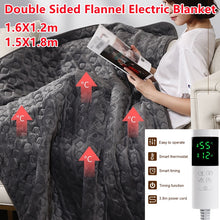 Load image into Gallery viewer, 220V  Double Electric Blanket Heated Warmer Timer Body Heater Mattress Winter Bed Warmer Automatic Temperature Control Pad
