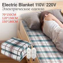 Load image into Gallery viewer, Electric Heating Blanket Automatic Thermostat Double Body Warmer Bed Mattress Electric Heated Carpets Mat Heater
