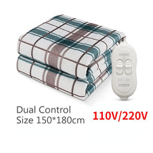 Load image into Gallery viewer, 220V EU Plug Electric Heating Blanket Automatic Thermostat Double Body Warmer Bed Mattress Electric Heated Carpets Mat Heater
