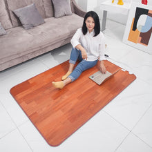 Load image into Gallery viewer, 220V Winter Heating Foot Mat Office home Electric Heating Pad Warm Feet HeaterThermarpet Leather Household Floor Electric Heater
