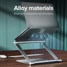 Load image into Gallery viewer, Foldable Laptop Stand Aluminum Alloy Laptop Tablet Adjustable Stand with Adjustable Lift Table
