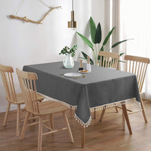 Load image into Gallery viewer, Tablecloth Linen-like Waterproof Rectangular for Household Dining Table
