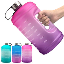 Load image into Gallery viewer, 1 Gallon Plastic Sports Kettle Frosted Gradient Fitness PETG Sports Bottle Water Bottle Water Bottle
