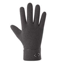 Load image into Gallery viewer, Men's Winter Rabbit Plush Fleece-Lined Thermal Touch Screen Outdoor Cycling Running Gloves
