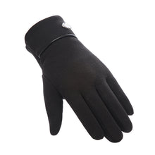 Load image into Gallery viewer, Men's Winter Rabbit Plush Fleece-Lined Thermal Touch Screen Outdoor Cycling Running Gloves
