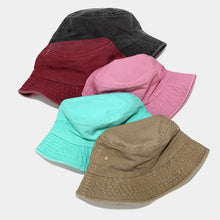 Load image into Gallery viewer, Washed Cotton Retro Fisherman Hat Trendy Men and Women Outdoor Sun Hat
