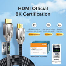 Load image into Gallery viewer, HDMI 2.1 Certified Cable Ultra High-Speed 48Gbps Cable 3D HDR Cable for PC Laptop HDTV PS5 PS4 Splitter Switch Audio Video
