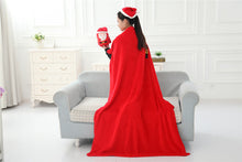 Load image into Gallery viewer, Christmas Gift Creative Santa Claus Blanket Cartoon Double-Sided Flannel Snowman Blanket
