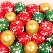 Load image into Gallery viewer, Christmas Balloons 10-Inch 12-Inch Thickened Rubber Balloons Party Decoration Balloon round Printing
