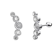 Load image into Gallery viewer, Hot New Zircon Ear Bone Stud Earrings Piercing Jewelry
