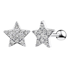 Load image into Gallery viewer, Hot New Zircon Ear Bone Stud Earrings Piercing Jewelry
