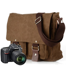 Load image into Gallery viewer, Vintage Canvas Bag Outdoor Crossbody Bag Camera Bag Digital Camera Bag
