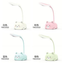 Load image into Gallery viewer, 1pcs USB Reading Eye Protection Desk Lamp Led Folding Rechargeable Learning Lamp Cartoon Animal Children Small Night Lamp

