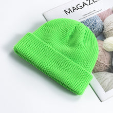 Load image into Gallery viewer, New Knitted Hat Women's Korean-Style Autumn and Winter Skullcap Men's Warm Short Beanie Hat Wool Hat
