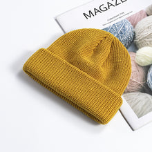 Load image into Gallery viewer, New Knitted Hat Women's Korean-Style Autumn and Winter Skullcap Men's Warm Short Beanie Hat Wool Hat
