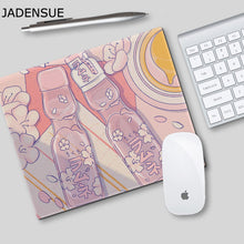 Load image into Gallery viewer, 22cmx18cm Girl mouse pad small desk pad office computer cute keyboard pad customized student writing pad cartoon kawaii desk pad
