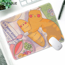 Load image into Gallery viewer, 22cmx18cm Girl mouse pad small desk pad office computer cute keyboard pad customized student writing pad cartoon kawaii desk pad
