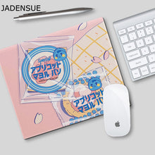 Load image into Gallery viewer, 22cmx18cm Girl mouse pad small desk pad office computer cute keyboard pad customized student writing pad cartoon kawaii desk pad
