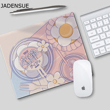Load image into Gallery viewer, 22cmx18cm Girl mouse pad small desk pad office computer cute keyboard pad customized student writing pad cartoon kawaii desk pad
