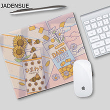 Load image into Gallery viewer, 22cmx18cm Girl mouse pad small desk pad office computer cute keyboard pad customized student writing pad cartoon kawaii desk pad
