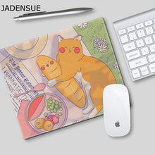 Load image into Gallery viewer, 22cmx18cm Girl mouse pad small desk pad office computer cute keyboard pad customized student writing pad cartoon kawaii desk pad
