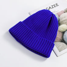 Load image into Gallery viewer, Autumn and Winter Women's Knitted Hat Men's Winter Hat Tide All-Matching Woolen Hat Winter Cold-Proof Warm Beanie Hat
