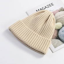 Load image into Gallery viewer, Autumn and Winter Women's Knitted Hat Men's Winter Hat Tide All-Matching Woolen Hat Winter Cold-Proof Warm Beanie Hat
