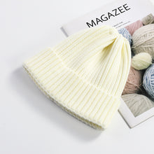 Load image into Gallery viewer, Autumn and Winter Women's Knitted Hat Men's Winter Hat Tide All-Matching Woolen Hat Winter Cold-Proof Warm Beanie Hat
