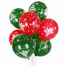 Load image into Gallery viewer, Cartoon Christmas Balloons Christmas Decoration Website Red Balloon 2.2G 10 Inch Rubber Balloons

