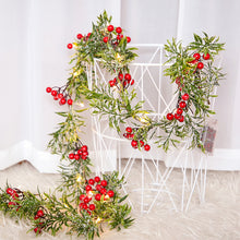 Load image into Gallery viewer, Christmas Pine Cone Light String Pine Needle Decoration Led Copper Wire Light Small Mulberry Hanging Flag
