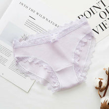 Load image into Gallery viewer, CINOON Sexy Lace Panties Women's Cotton Underwear Seamless Cute Bow Briefs Soft Comfort Lingerie Female Sexy Underpants
