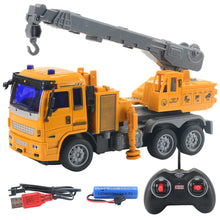Load image into Gallery viewer, Children's Electric Four-Way Wireless Remote Control Engineering Car Toys Set Boy Stirring Crane Model
