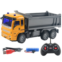 Load image into Gallery viewer, Children's Electric Four-Way Wireless Remote Control Engineering Car Toys Set Boy Stirring Crane Model
